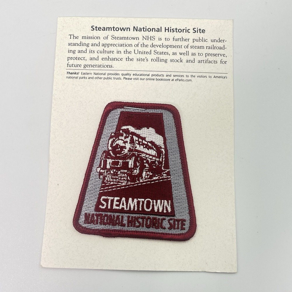 Vintage Steamtown National Historic Site Railroad RR Railway Patch Scranton PA